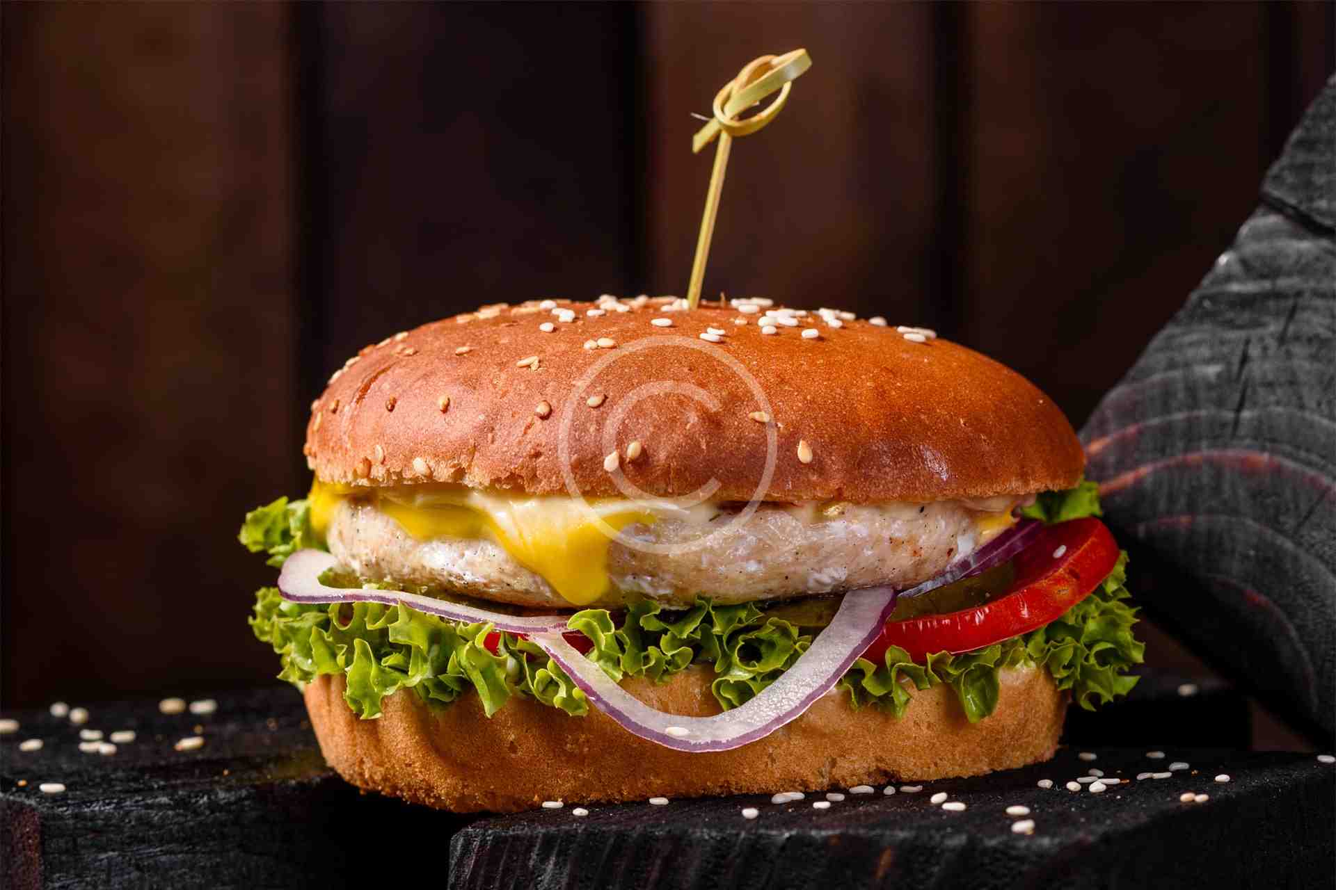 Burger teriyaki à l’ananas