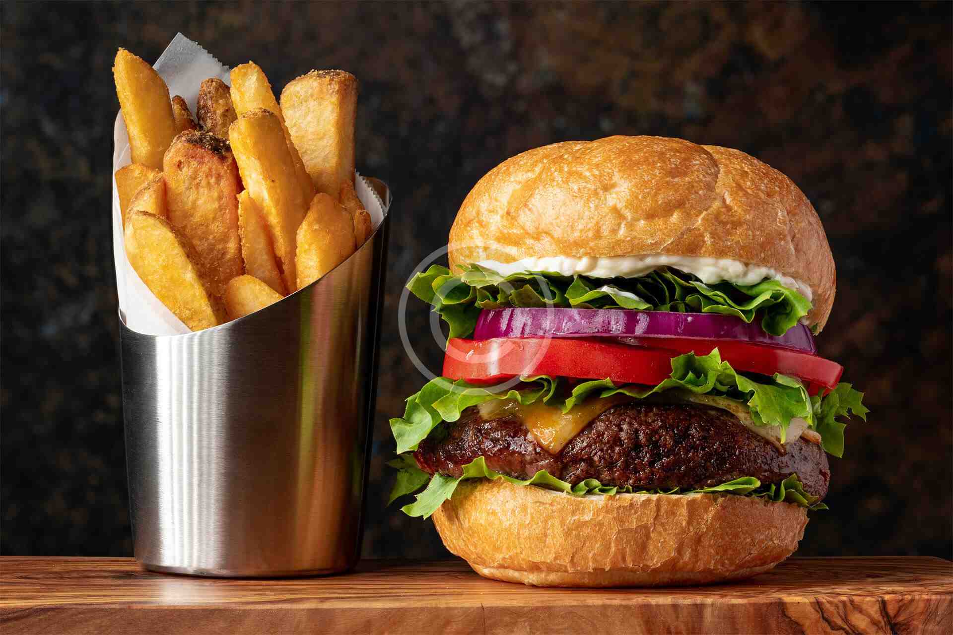 Burger au poulet façon Sud-Ouest